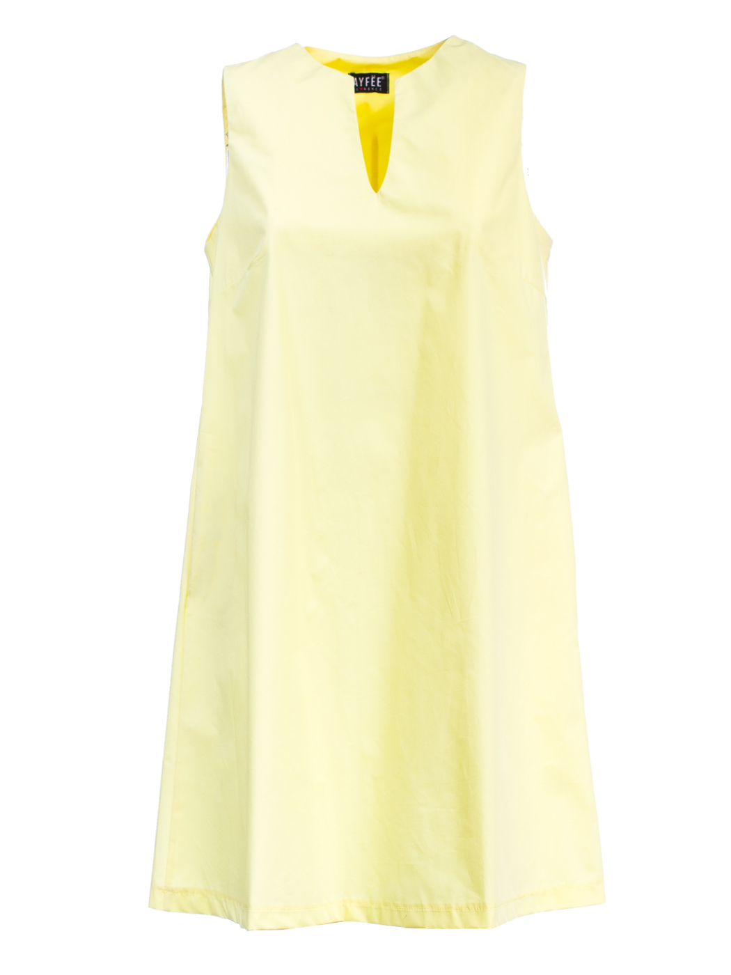 ABITO SENZA MANICA SCOLLO A V, 2TG - YELLOW